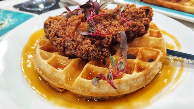 Barunch Chicken and Waffles